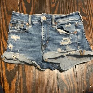 AMERICAN EAGLE DENIM JEAN SHORTS 00